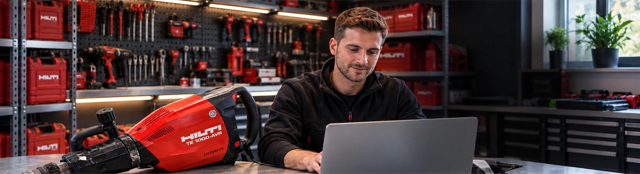 Reset del contatore ore e della spia rossa su utensili Hilti